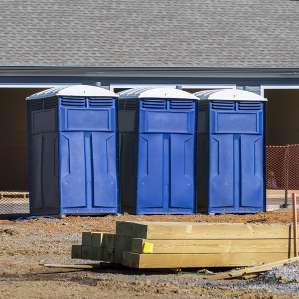 is there a specific order in which to place multiple portable restrooms in Oakman Alabama